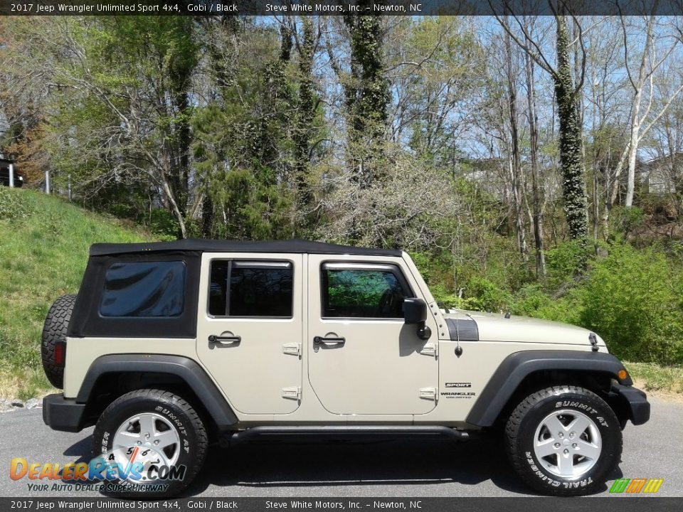 2017 Jeep Wrangler Unlimited Sport 4x4 Gobi / Black Photo #5