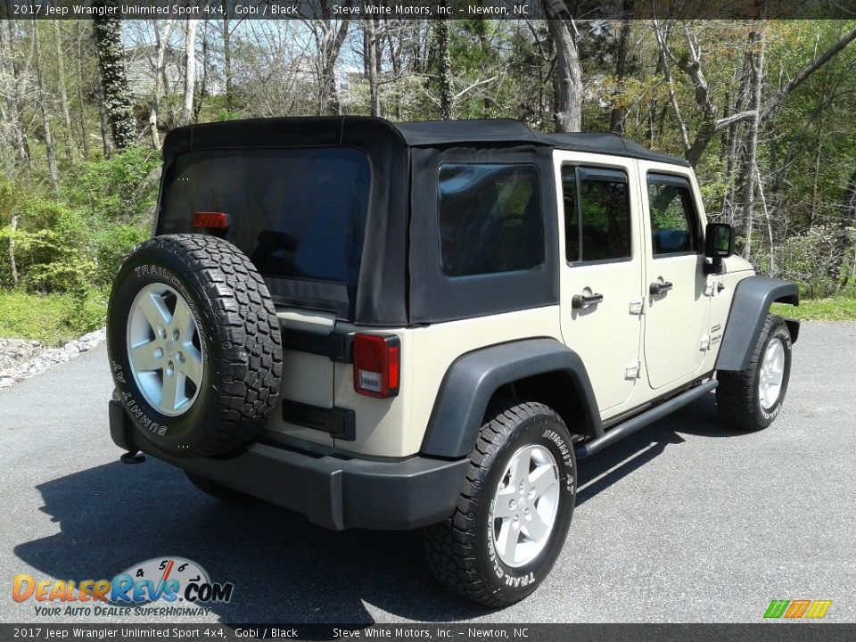 2017 Jeep Wrangler Unlimited Sport 4x4 Gobi / Black Photo #6