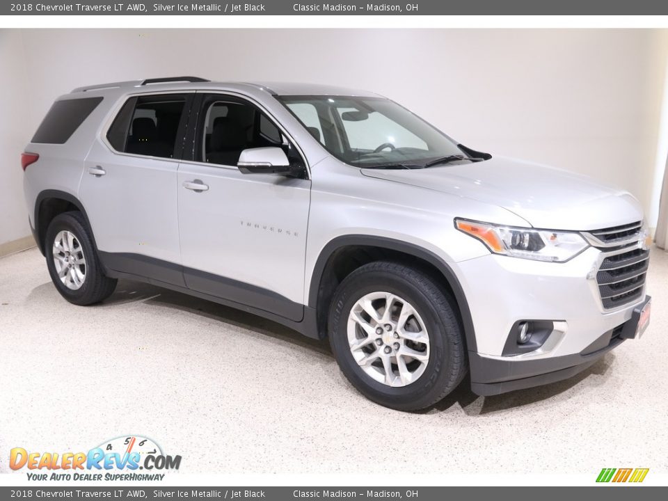 2018 Chevrolet Traverse LT AWD Silver Ice Metallic / Jet Black Photo #1