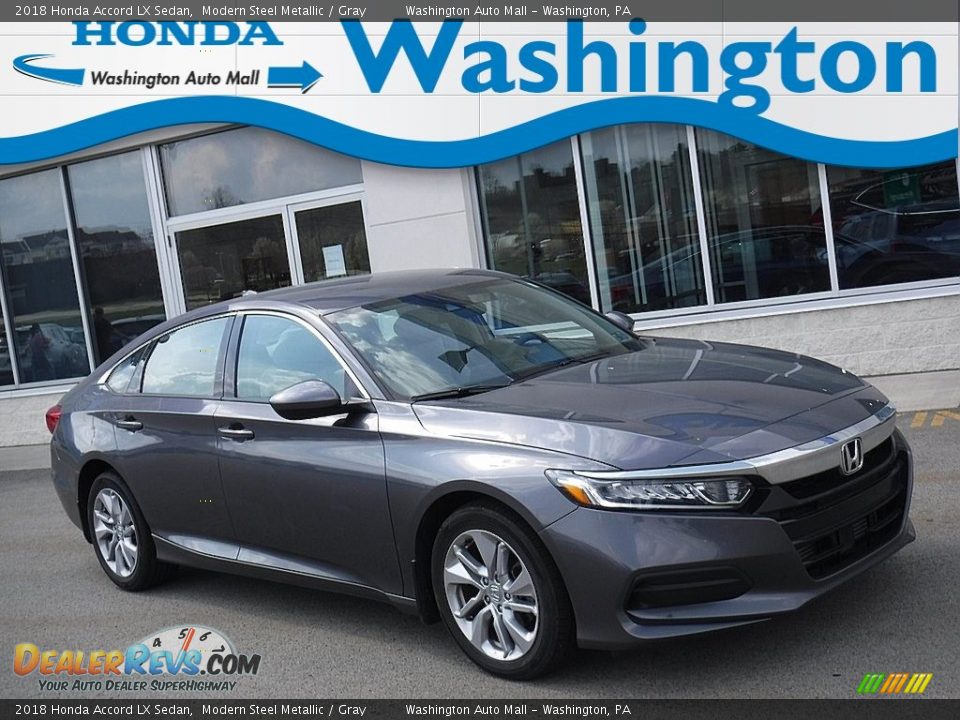 2018 Honda Accord LX Sedan Modern Steel Metallic / Gray Photo #1