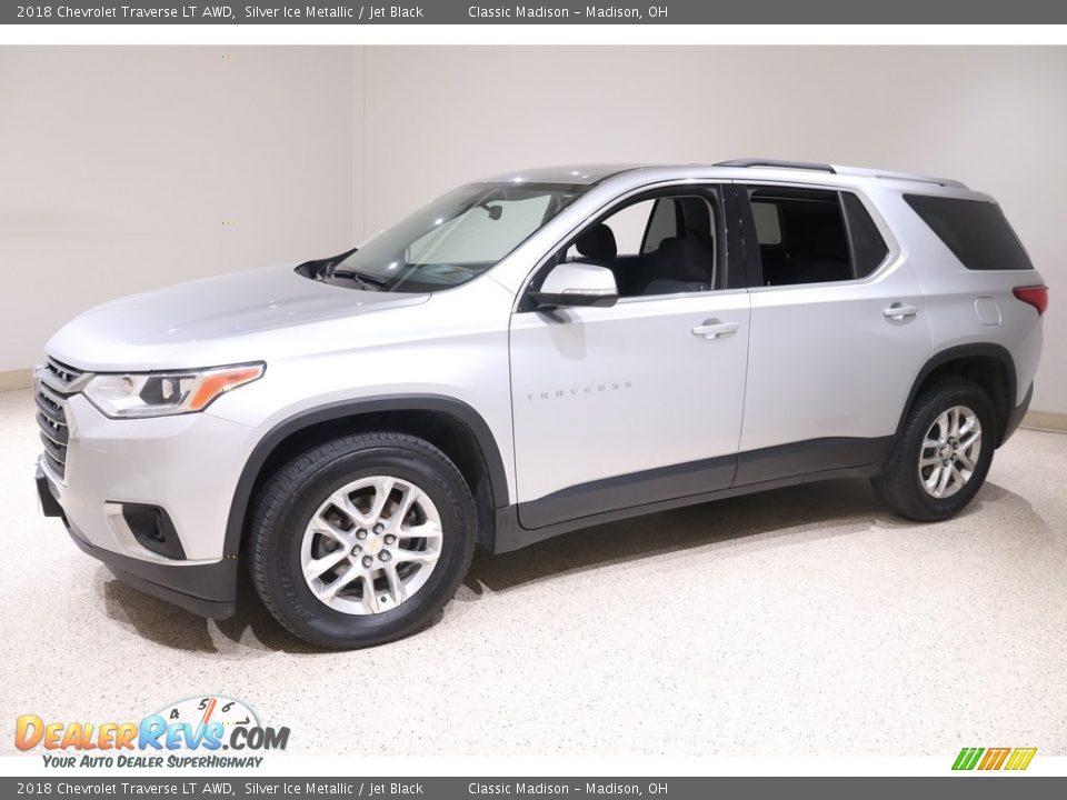 2018 Chevrolet Traverse LT AWD Silver Ice Metallic / Jet Black Photo #3