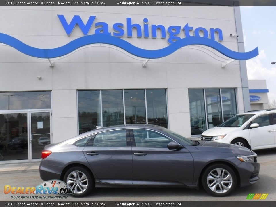 2018 Honda Accord LX Sedan Modern Steel Metallic / Gray Photo #2
