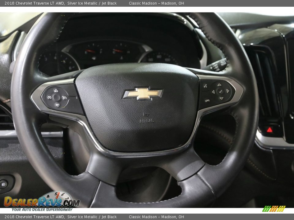 2018 Chevrolet Traverse LT AWD Silver Ice Metallic / Jet Black Photo #7