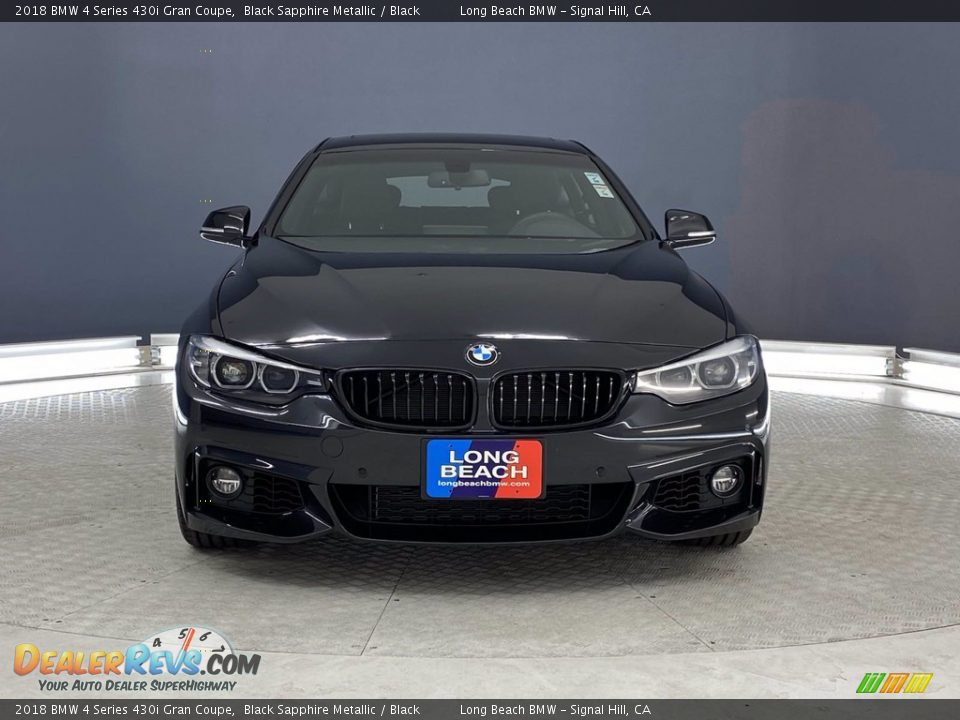 2018 BMW 4 Series 430i Gran Coupe Black Sapphire Metallic / Black Photo #2