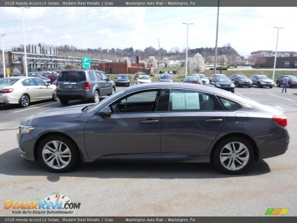 2018 Honda Accord LX Sedan Modern Steel Metallic / Gray Photo #6