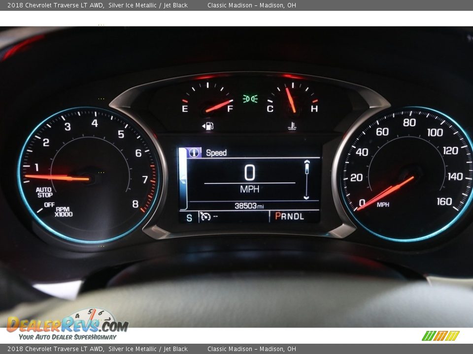 2018 Chevrolet Traverse LT AWD Silver Ice Metallic / Jet Black Photo #8