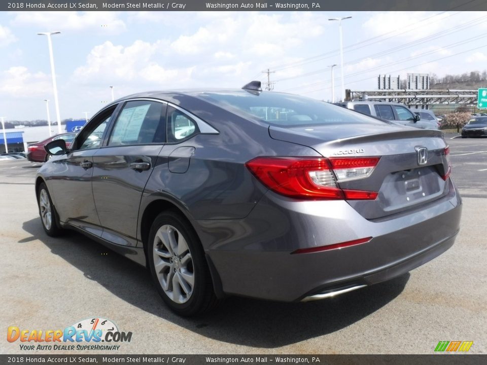 2018 Honda Accord LX Sedan Modern Steel Metallic / Gray Photo #7