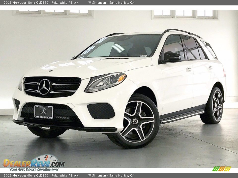 2018 Mercedes-Benz GLE 350 Polar White / Black Photo #12