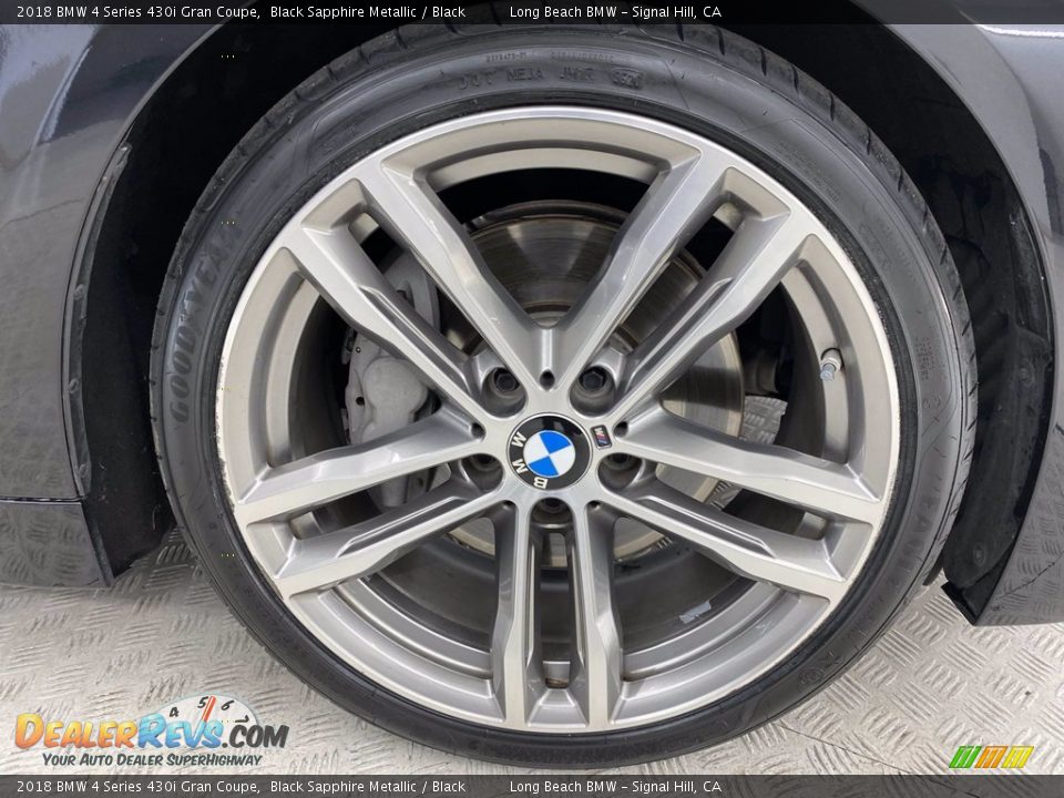 2018 BMW 4 Series 430i Gran Coupe Black Sapphire Metallic / Black Photo #6