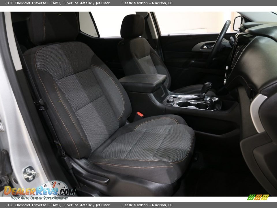 2018 Chevrolet Traverse LT AWD Silver Ice Metallic / Jet Black Photo #14