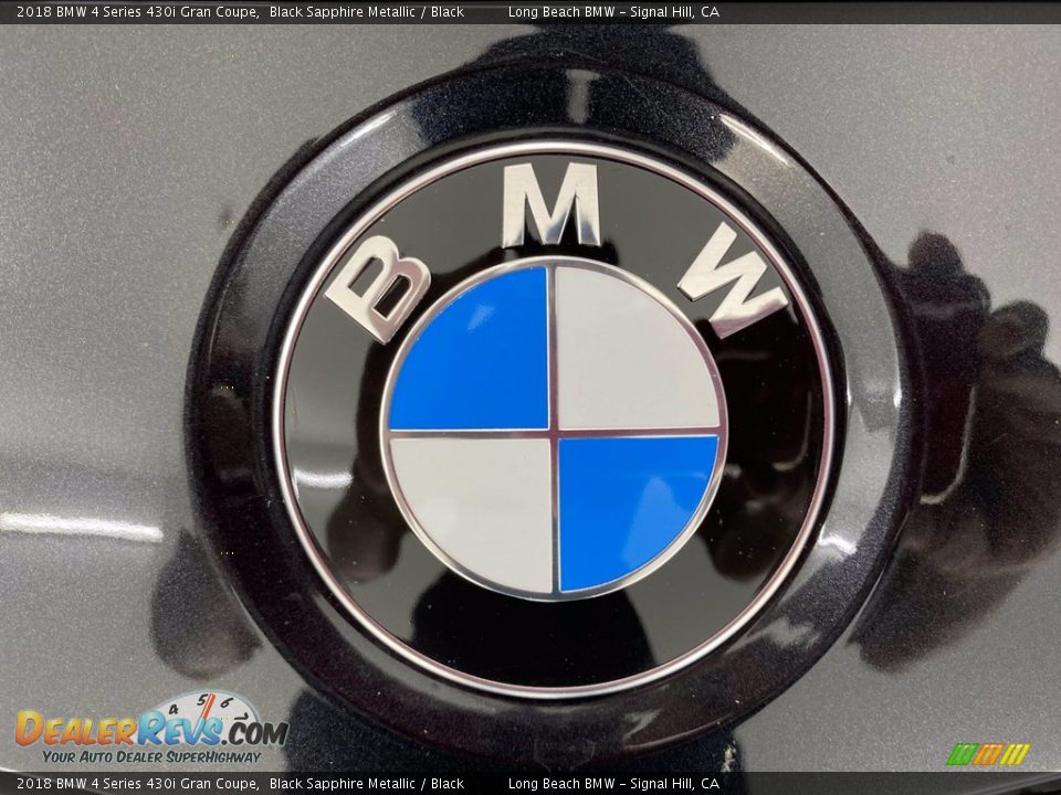 2018 BMW 4 Series 430i Gran Coupe Black Sapphire Metallic / Black Photo #8