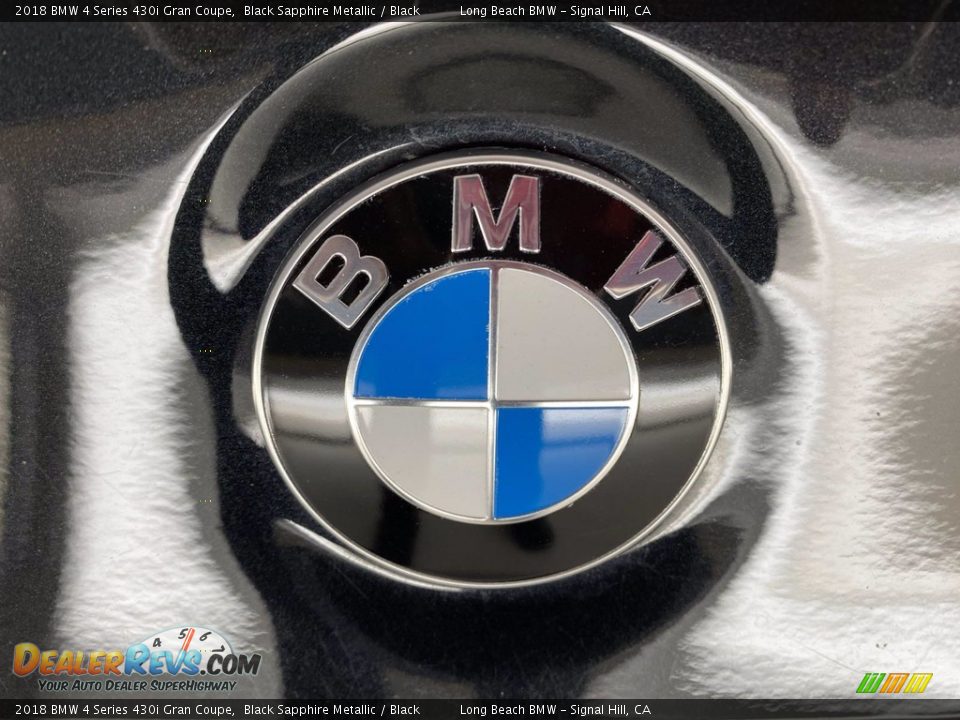 2018 BMW 4 Series 430i Gran Coupe Black Sapphire Metallic / Black Photo #10