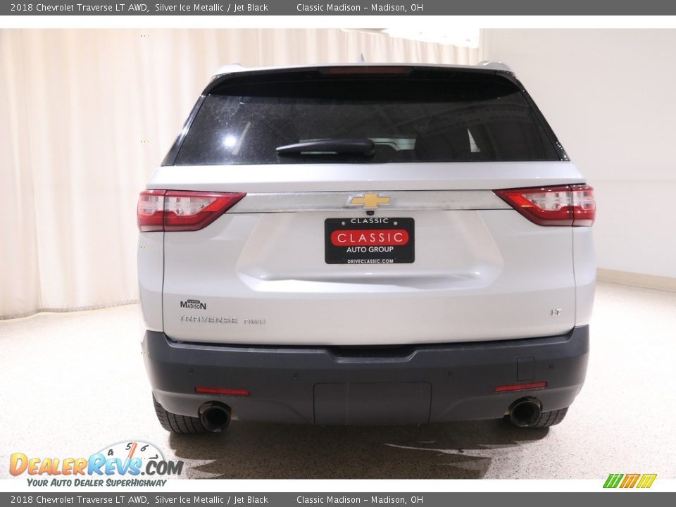 2018 Chevrolet Traverse LT AWD Silver Ice Metallic / Jet Black Photo #18