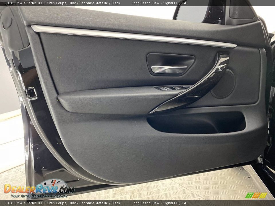 2018 BMW 4 Series 430i Gran Coupe Black Sapphire Metallic / Black Photo #13