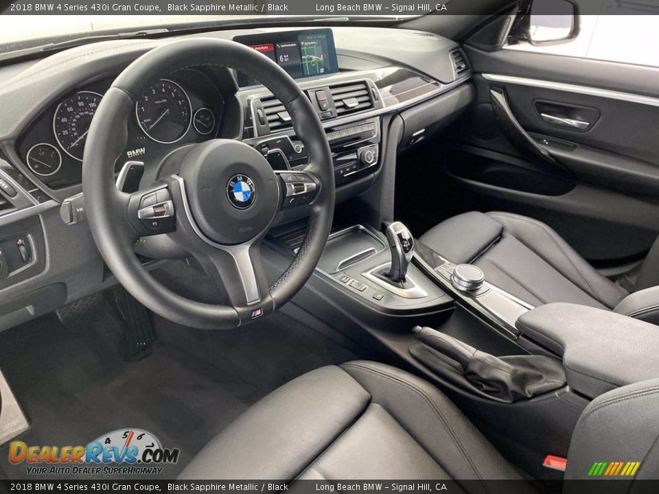 2018 BMW 4 Series 430i Gran Coupe Black Sapphire Metallic / Black Photo #16