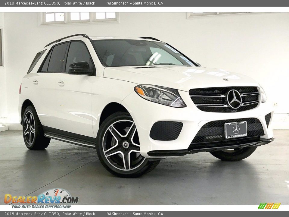 2018 Mercedes-Benz GLE 350 Polar White / Black Photo #34