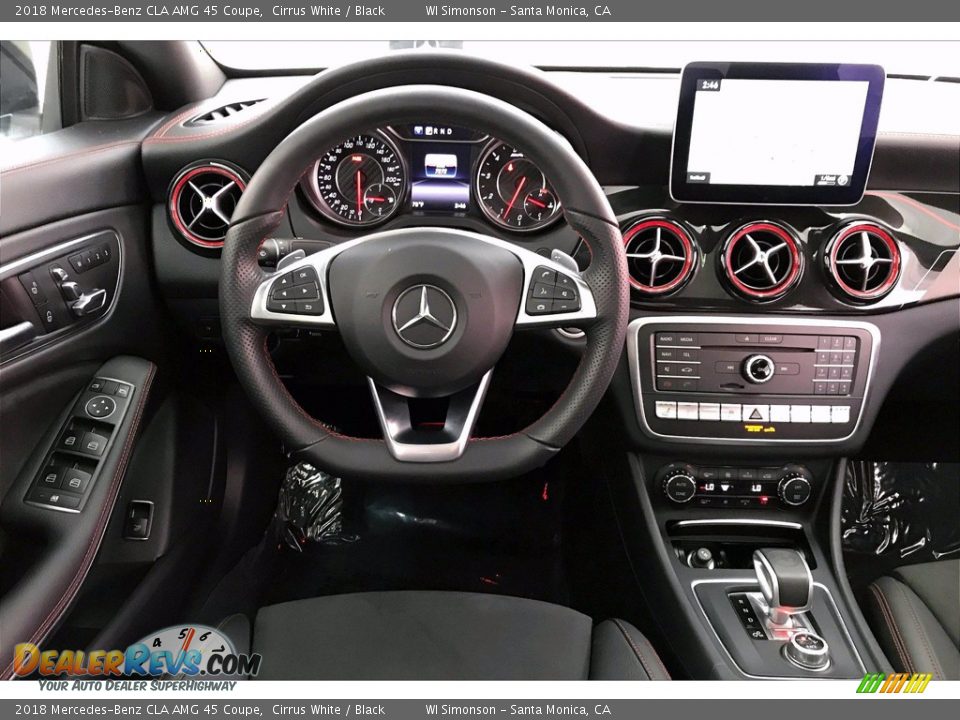 2018 Mercedes-Benz CLA AMG 45 Coupe Cirrus White / Black Photo #4