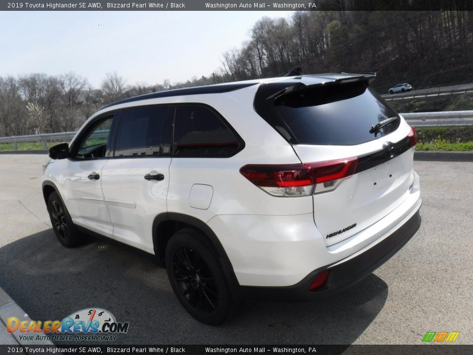 2019 Toyota Highlander SE AWD Blizzard Pearl White / Black Photo #16