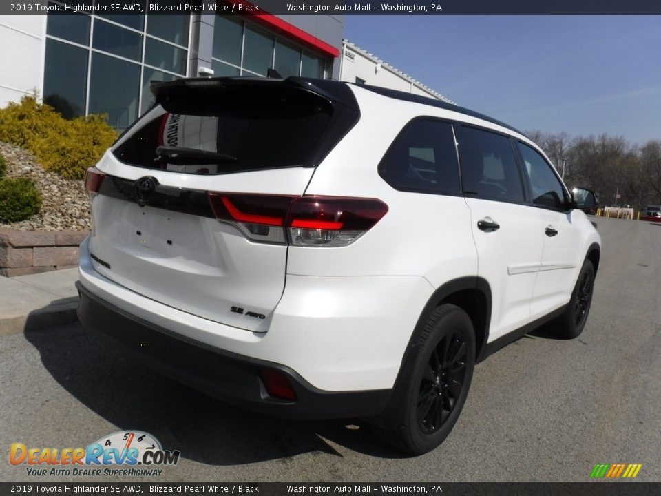 2019 Toyota Highlander SE AWD Blizzard Pearl White / Black Photo #18