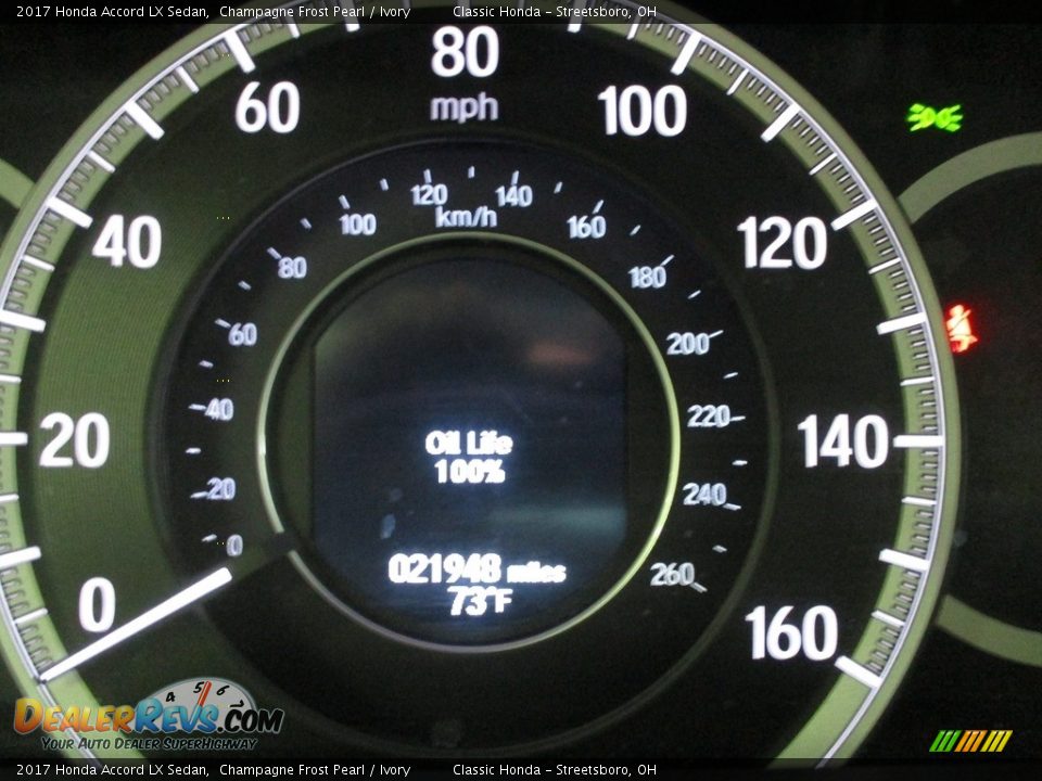 2017 Honda Accord LX Sedan Champagne Frost Pearl / Ivory Photo #32