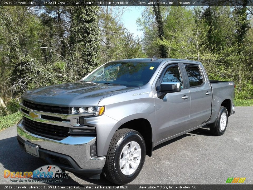 2019 Chevrolet Silverado 1500 LT Crew Cab 4WD Satin Steel Metallic / Jet Black Photo #3