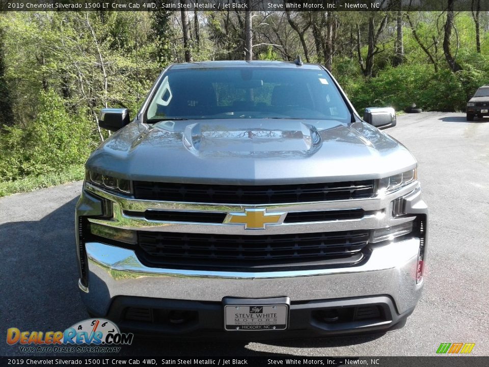 2019 Chevrolet Silverado 1500 LT Crew Cab 4WD Satin Steel Metallic / Jet Black Photo #4