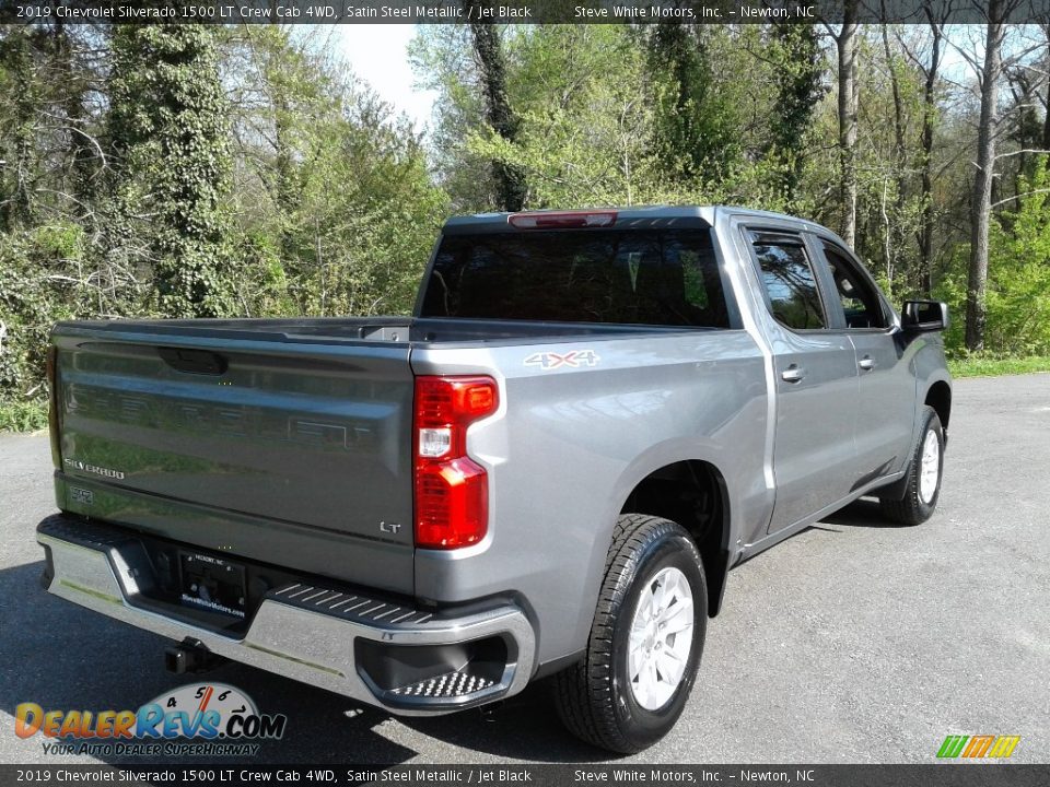 2019 Chevrolet Silverado 1500 LT Crew Cab 4WD Satin Steel Metallic / Jet Black Photo #6