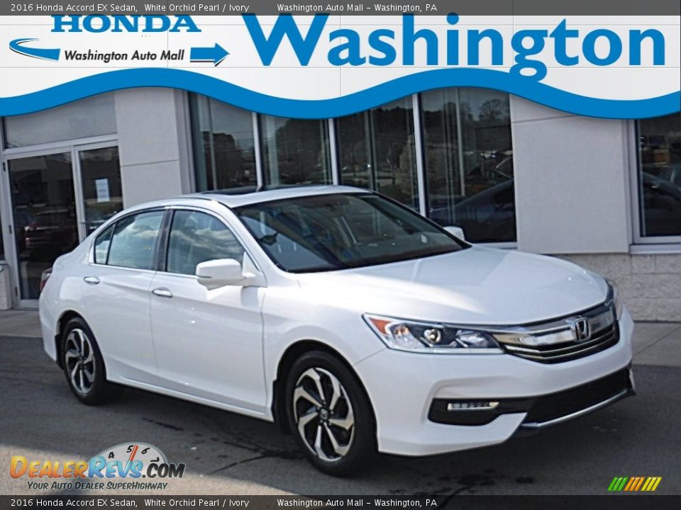2016 Honda Accord EX Sedan White Orchid Pearl / Ivory Photo #1