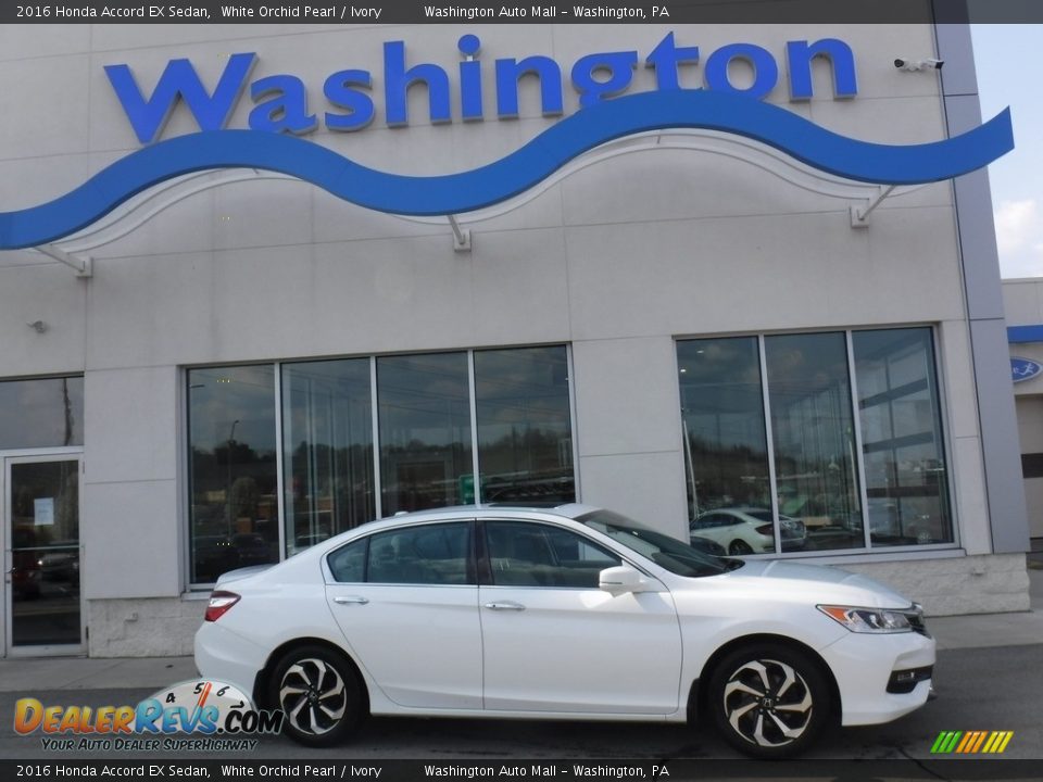 2016 Honda Accord EX Sedan White Orchid Pearl / Ivory Photo #2