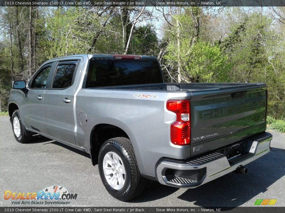 2019 Chevrolet Silverado 1500 LT Crew Cab 4WD Satin Steel Metallic / Jet Black Photo #10