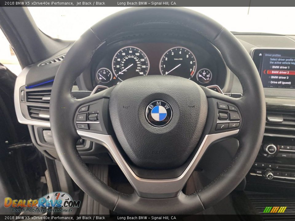 2018 BMW X5 xDrive40e iPerfomance Jet Black / Black Photo #18