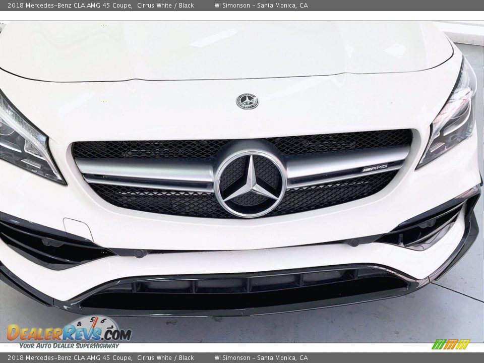 2018 Mercedes-Benz CLA AMG 45 Coupe Cirrus White / Black Photo #30