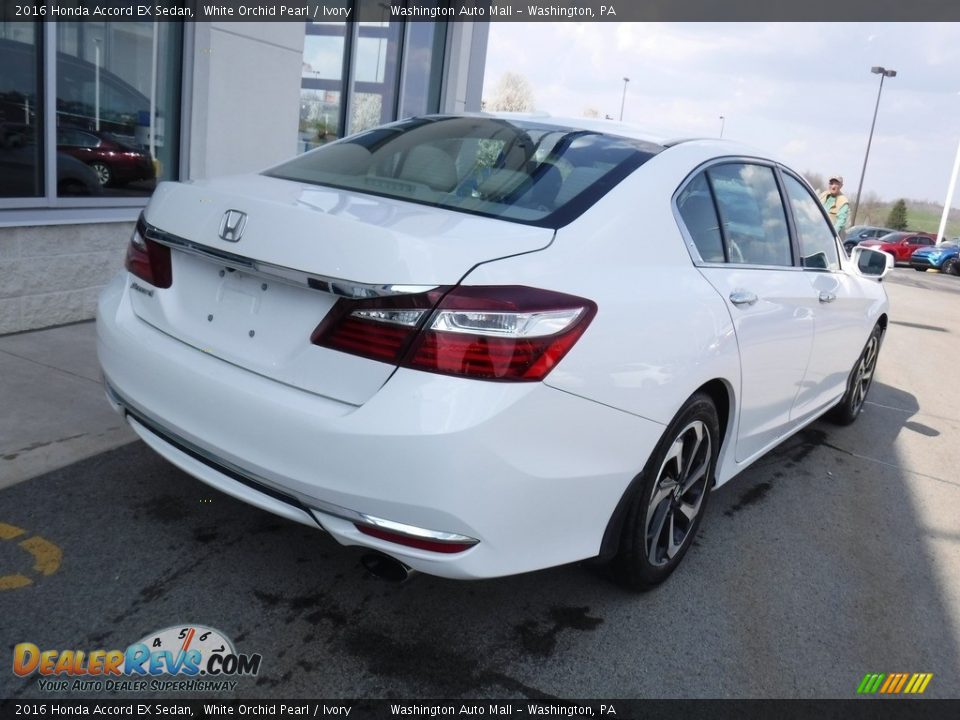 2016 Honda Accord EX Sedan White Orchid Pearl / Ivory Photo #8