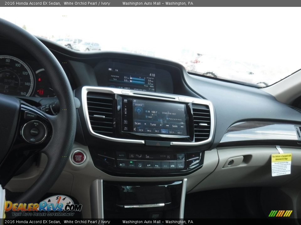 2016 Honda Accord EX Sedan White Orchid Pearl / Ivory Photo #15
