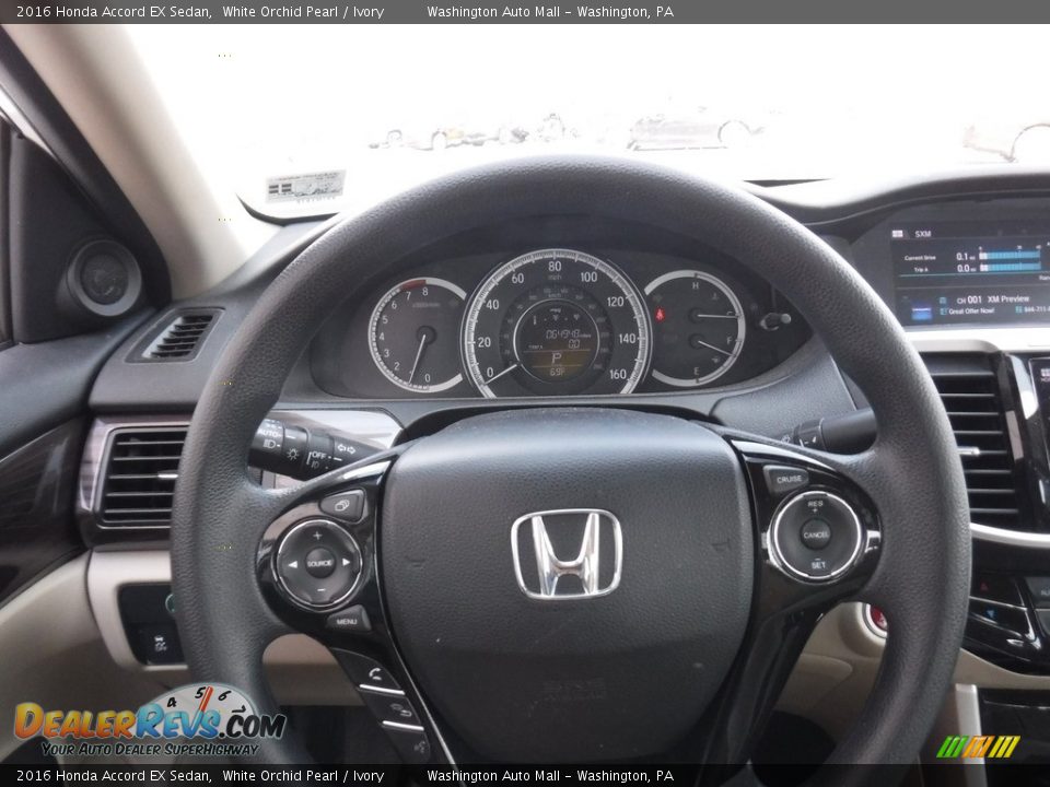2016 Honda Accord EX Sedan White Orchid Pearl / Ivory Photo #21