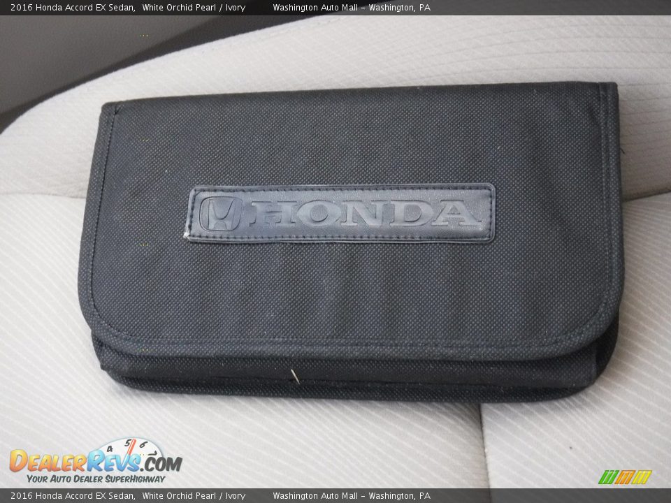 2016 Honda Accord EX Sedan White Orchid Pearl / Ivory Photo #25