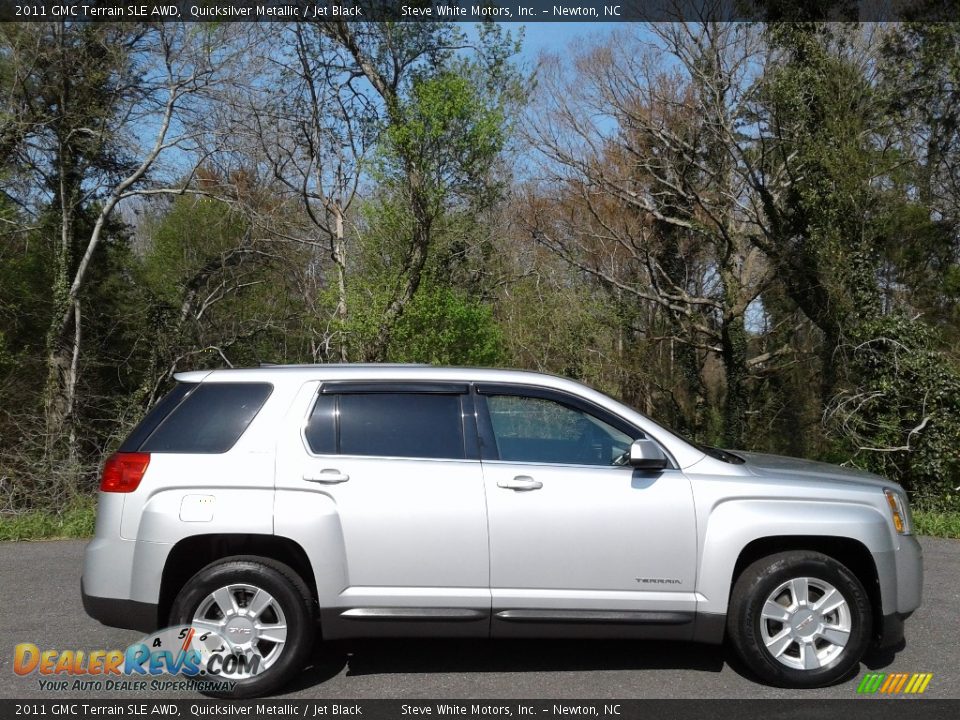 2011 GMC Terrain SLE AWD Quicksilver Metallic / Jet Black Photo #6