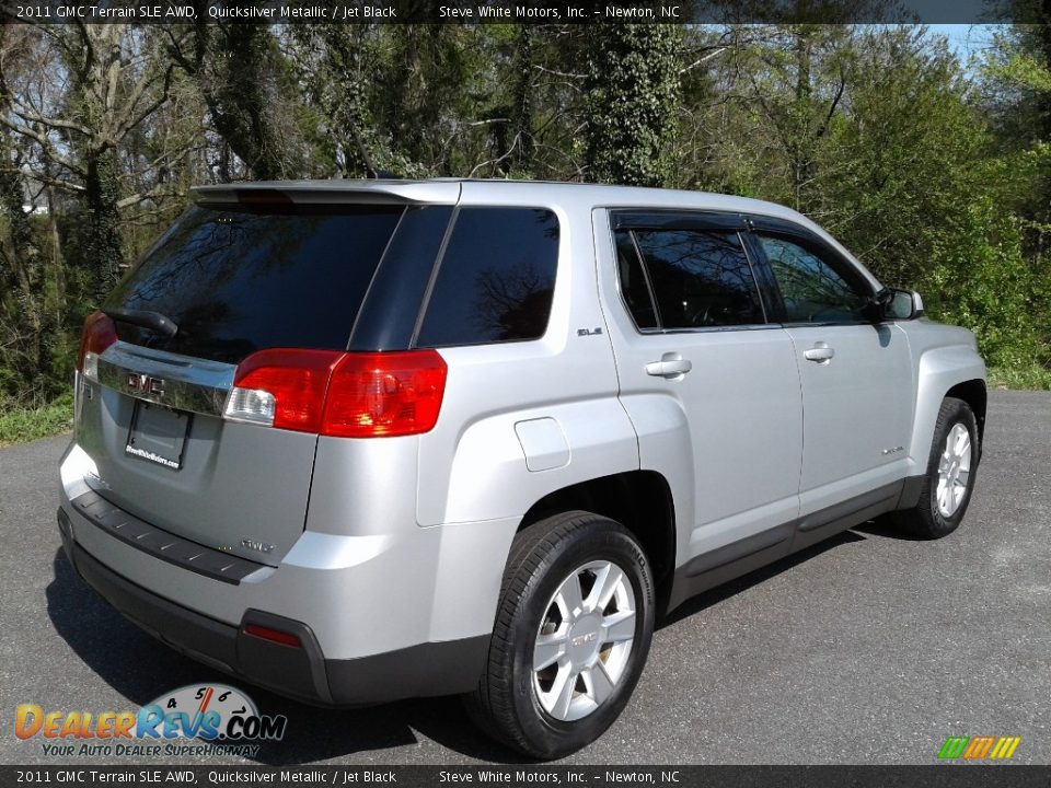 2011 GMC Terrain SLE AWD Quicksilver Metallic / Jet Black Photo #7