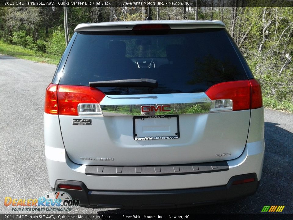 2011 GMC Terrain SLE AWD Quicksilver Metallic / Jet Black Photo #8