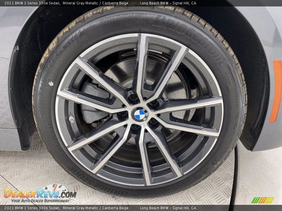 2021 BMW 3 Series 330e Sedan Mineral Gray Metallic / Canberra Beige Photo #3