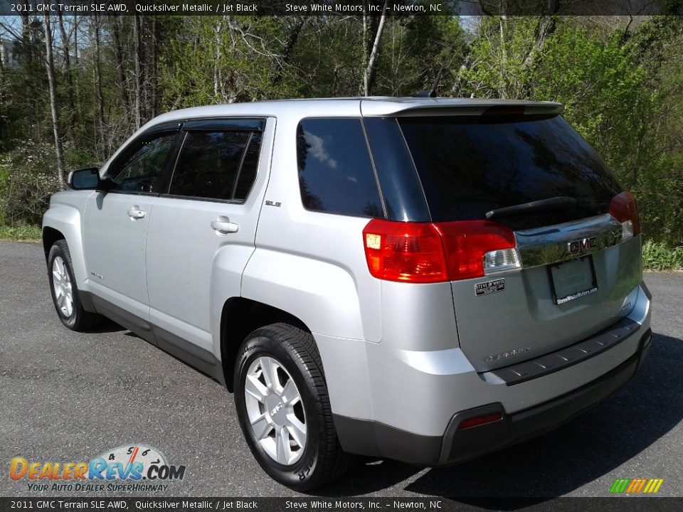 2011 GMC Terrain SLE AWD Quicksilver Metallic / Jet Black Photo #9