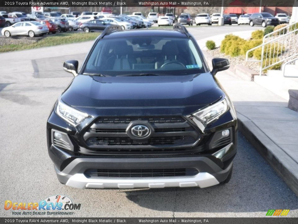 2019 Toyota RAV4 Adventure AWD Midnight Black Metallic / Black Photo #12