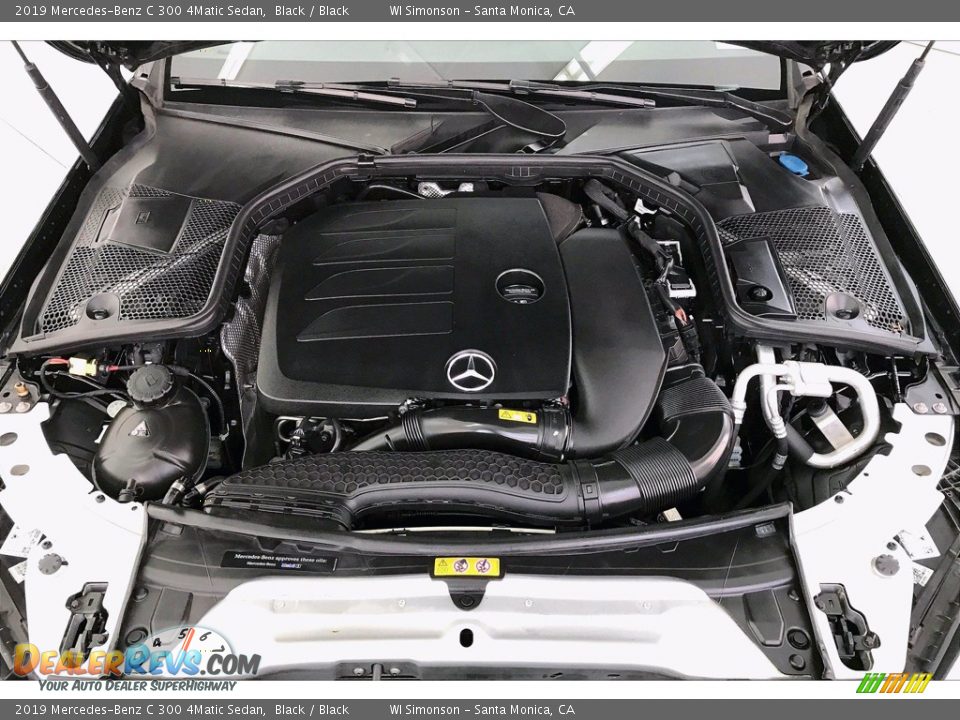 2019 Mercedes-Benz C 300 4Matic Sedan Black / Black Photo #9