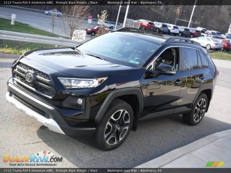 2019 Toyota RAV4 Adventure AWD Midnight Black Metallic / Black Photo #13