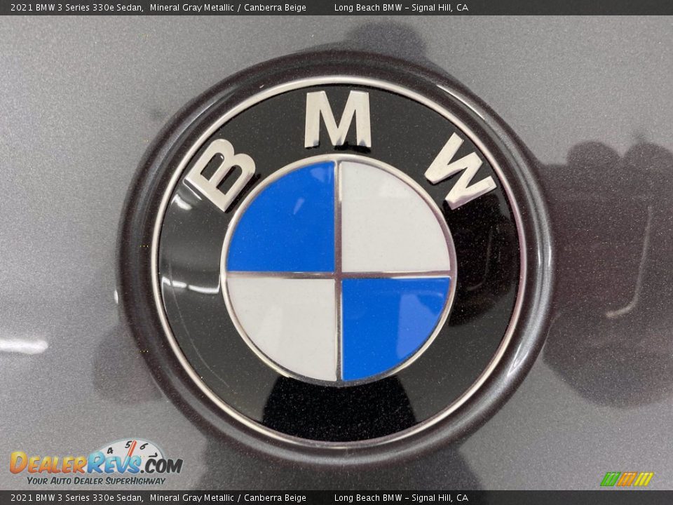 2021 BMW 3 Series 330e Sedan Mineral Gray Metallic / Canberra Beige Photo #5