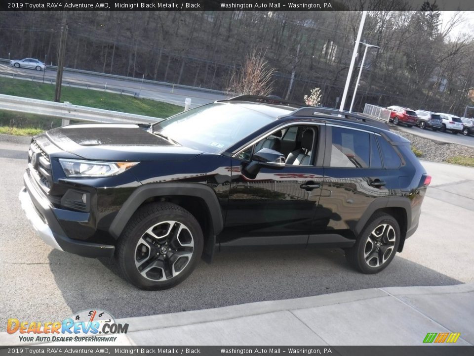 2019 Toyota RAV4 Adventure AWD Midnight Black Metallic / Black Photo #14