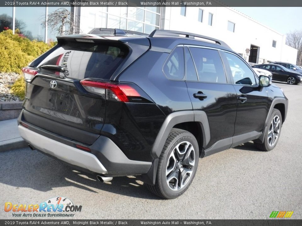 2019 Toyota RAV4 Adventure AWD Midnight Black Metallic / Black Photo #15