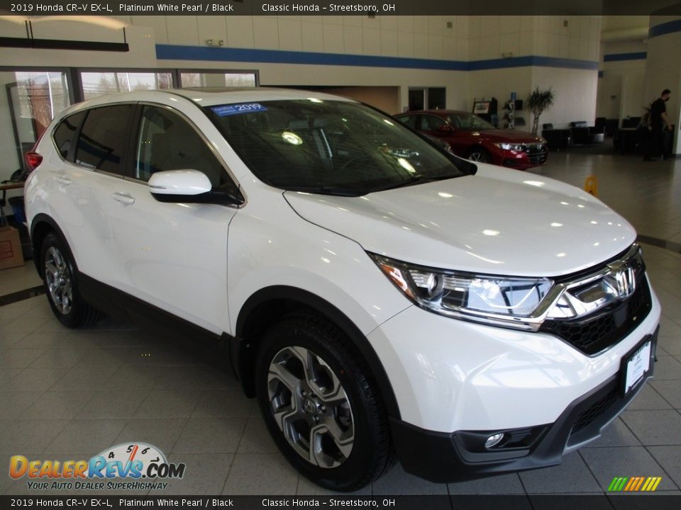 2019 Honda CR-V EX-L Platinum White Pearl / Black Photo #3