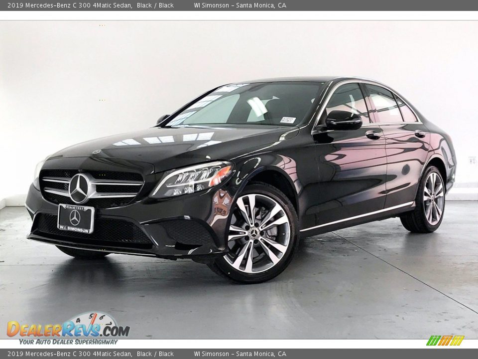 2019 Mercedes-Benz C 300 4Matic Sedan Black / Black Photo #12