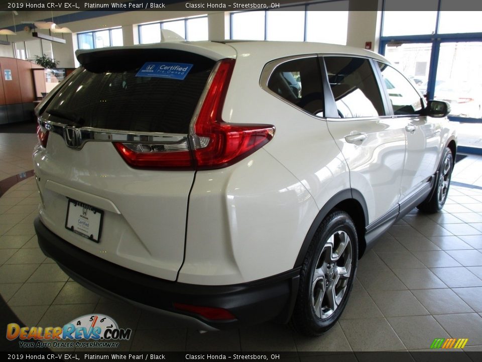 2019 Honda CR-V EX-L Platinum White Pearl / Black Photo #7